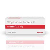 pharma franchise range of Innovative Pharma Maharashtra	Olozest 2.5 mg Tablets (IOSIS) Front .jpg	